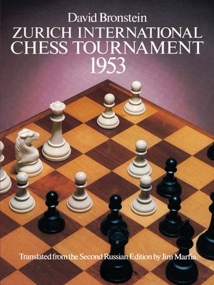 cover image of Zurich International Chess Tournament, 1953